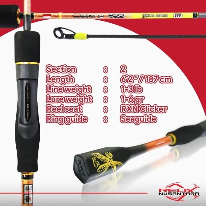 Joran Capung 1-3 Lb 622 Ul Relix Nusantara