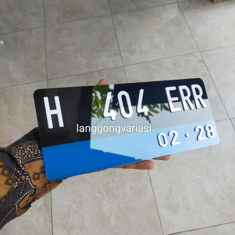 Best Seller Variasi Plat Nomor Motor Listrik / Plat Nomor Sepeda Listrik Terbaru
