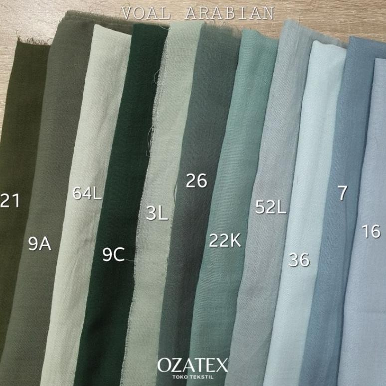 jy-6 Kain VOAL ARABIAN Potong Hijiab Berbagai Ukuran Miracle Turkey Premium Cotton Pashmina Voile Mu