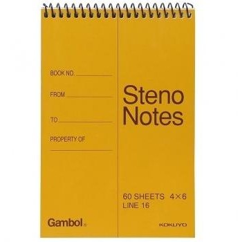 

KOKUYO WCN-S4060 Gambol spiral bound book 46 inches 60 pages 8mm