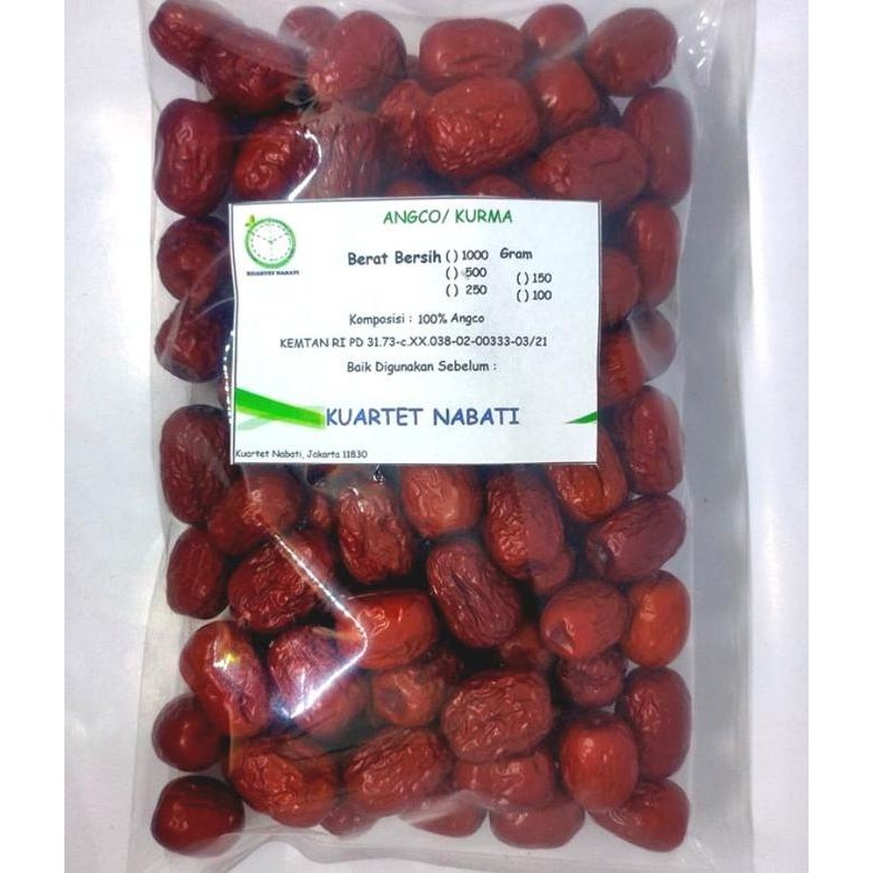 

TERBARU - 1000gr Angco - Kurma Merah (Red Dried Dates) Premium