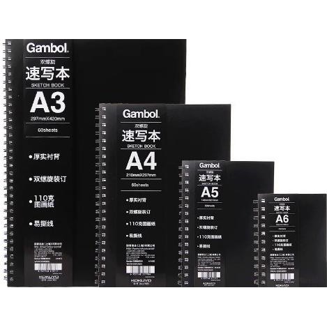 

KOKUYO WCN-GSK9660 Gambol Double Helix A3 Buku Sketsa