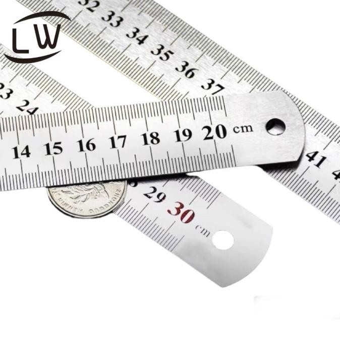 

TERBARU - PENGGARIS STAINLESS STEEL HIGH QUALITY - 2000MM / 200 CM / 2 METER