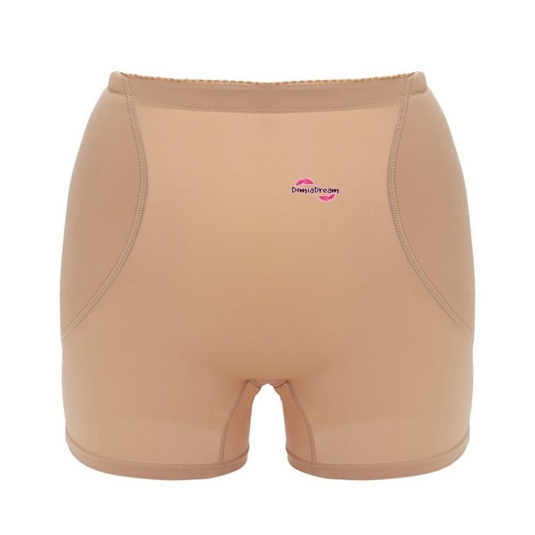 aq-54 Celana Busa Pembentuk Bokong & Perut Krem Hitam Nilon Premium