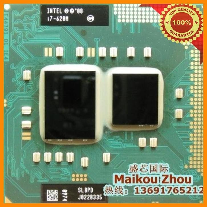 [snc] prosesor intel core i7-620m cache 4 m, 2,66 ghz socket pga-988