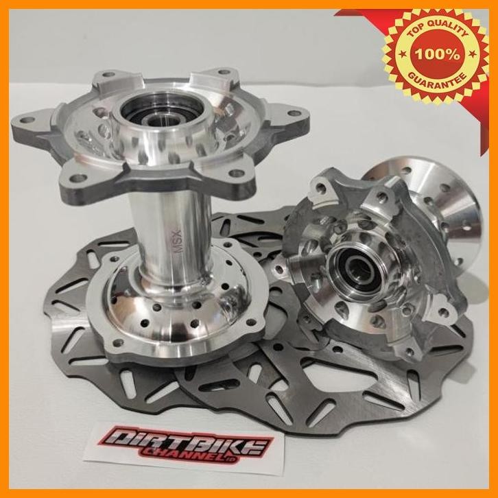 [AMS] TROMOL SET CRF 150 SILVER + DISC DEPAN BELAKANG CR7