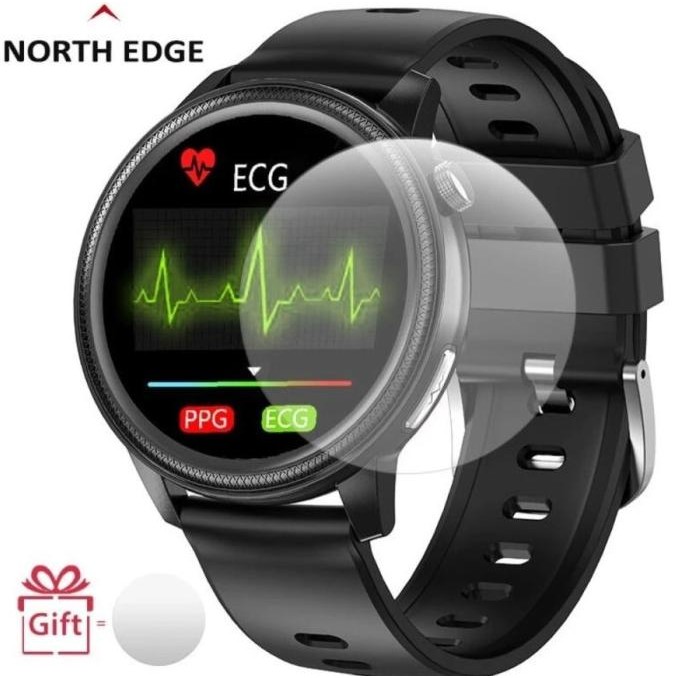 NORTH EDGE E102 Jam Tangan Pria Pengukur ECG dan PPG Tekanan Darah