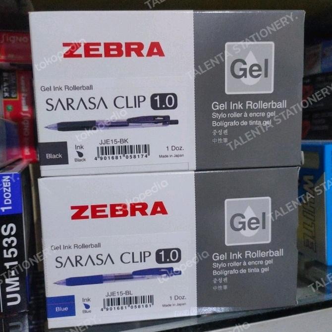 

TERMURAH - Pulpen zebra sarasa clip 1.0 [harga 1 dus isi 12 pcs]