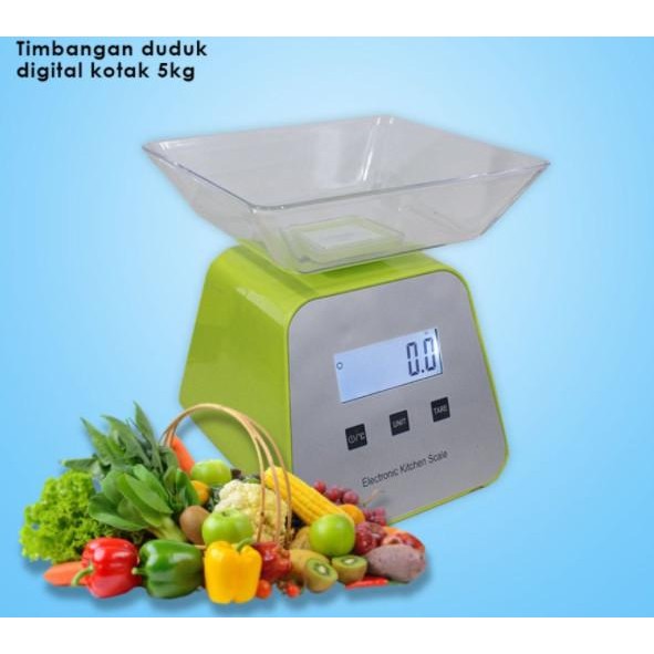 TIMBANGAN DUDUK DIGITAL KOTAK 5 KG NANKAI