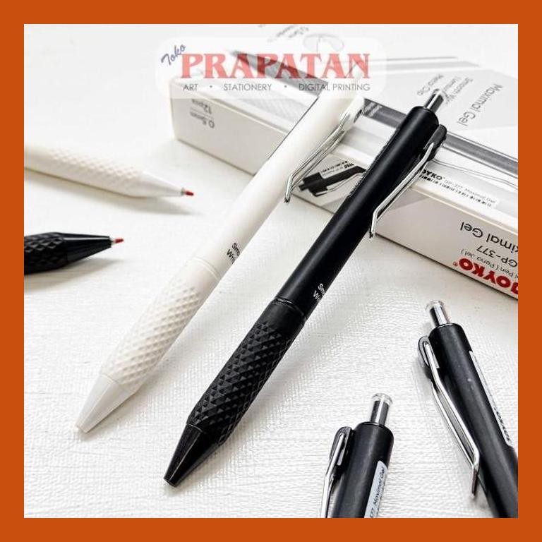 

[ PERALATAN LUKIS / GAMBAR ] JOYKO GP-377 MAXIMAL GEL PEN METAL CLIP 0.5MM | PENA JEL | PULPEN GOOD QUALITY