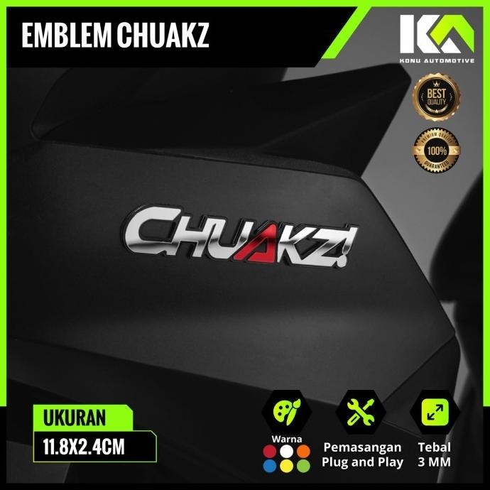 

Emblem chuakz logo chuakz bukan stiker chuakz Dammzz Product