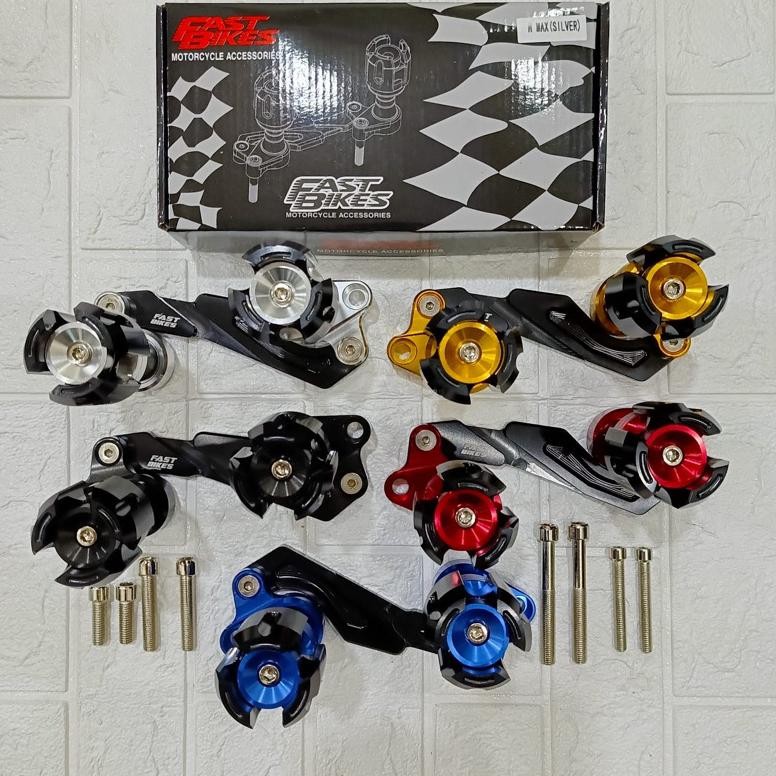 JALU KNALPOT SLIDER FAST BIKES FULL CNC PELINDUNG SLIDER KNALPOT CNC NMAX AEROX PCX LEXY ADV