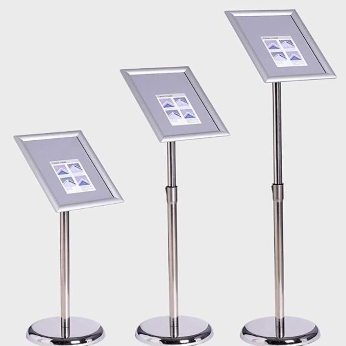 

TERLARIS - Poster Stand Adjustable Menu Frame Sign Holder Display A3 A4 Stainless