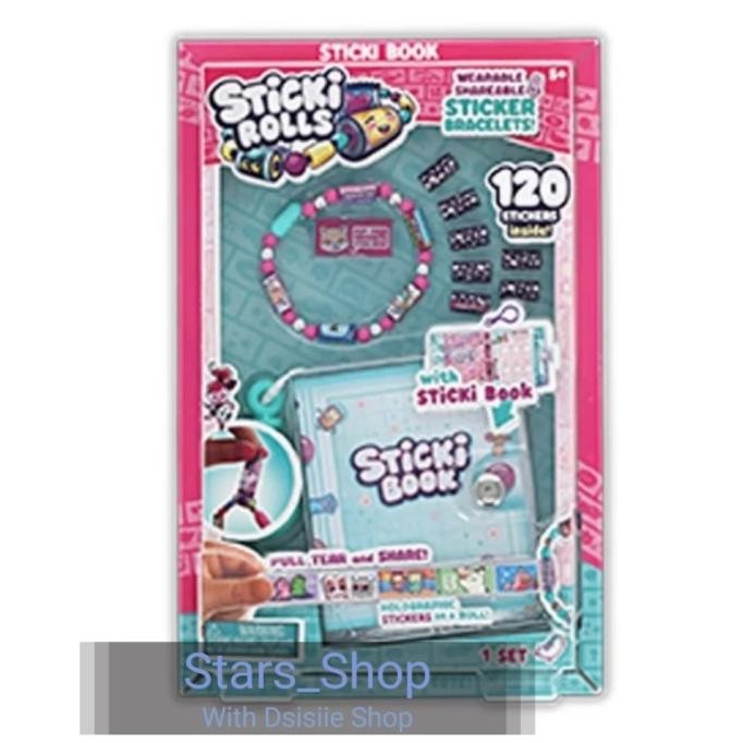 

TERBARU - Sticki Rolls Sticki Book 120 Stickers Inside Original