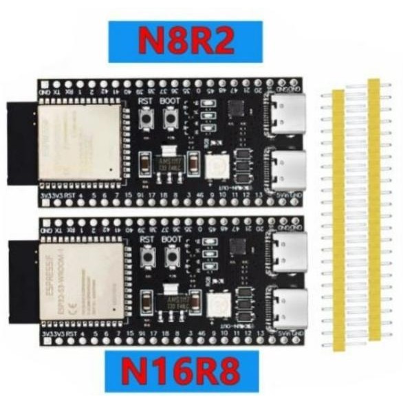 BEBAS ONGKIR - YD-ESP32-S3 N8R8 ESP32-S3-DevKitC-1 type-C ESP32-S3-WROOM PSRAM