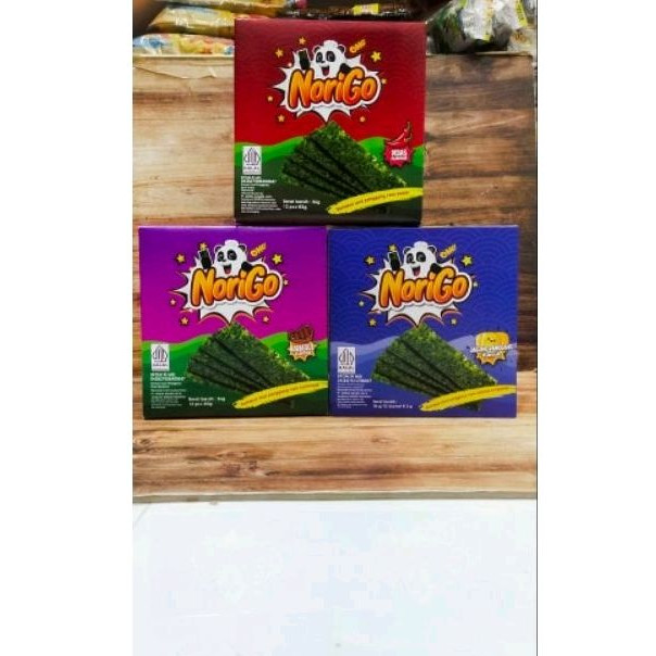 

Norigo / Noriboom Rumput Laut Panggang isi 12 pcs @ 3gr
