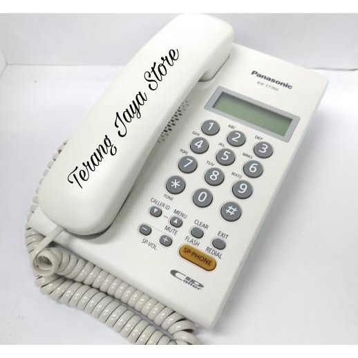 TERBARU - Telepon Kabel Panasonic KX-T7705 (Putih) Pesawat Telepon Rumah T7705