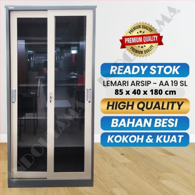 TERMURAH - Lemari Arsip Besi Lemari Kantor Sliding - AA 19 SL