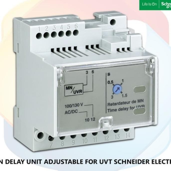 Spesial Schneider Adjustable For Mn Delay Unit Retardateur Mn Reglable Mn Uvr