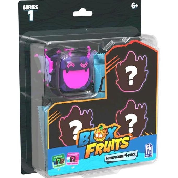 BLOX FRUITS MINIFIGURE 4 PACK SET BLIND BOX FIGURE INCLUDE DLC CODE ORIGINAL 1404T