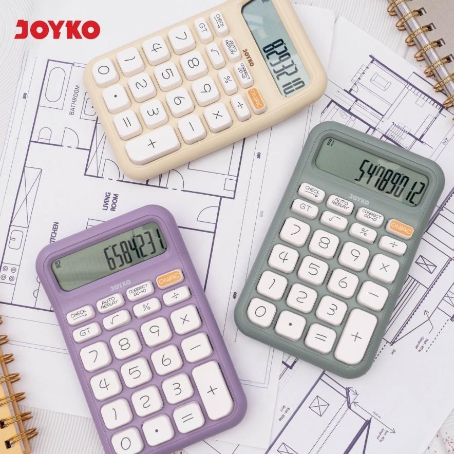 

SD83 STYLIST COLOR CALCULATOR JOYKO CC-62CO - KALKULATOR FANCY WARNA DESKTOP MEJA Berkualitas