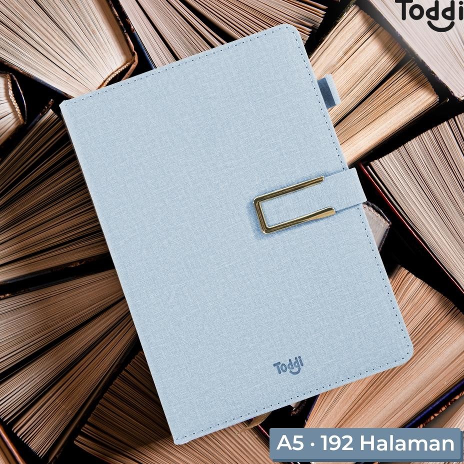 

Toddi Buu Jurnal Hardcover Noteboo Diary A5 72Gm 192 Halaman Magnet Bia Cutom Logo Dan Nama