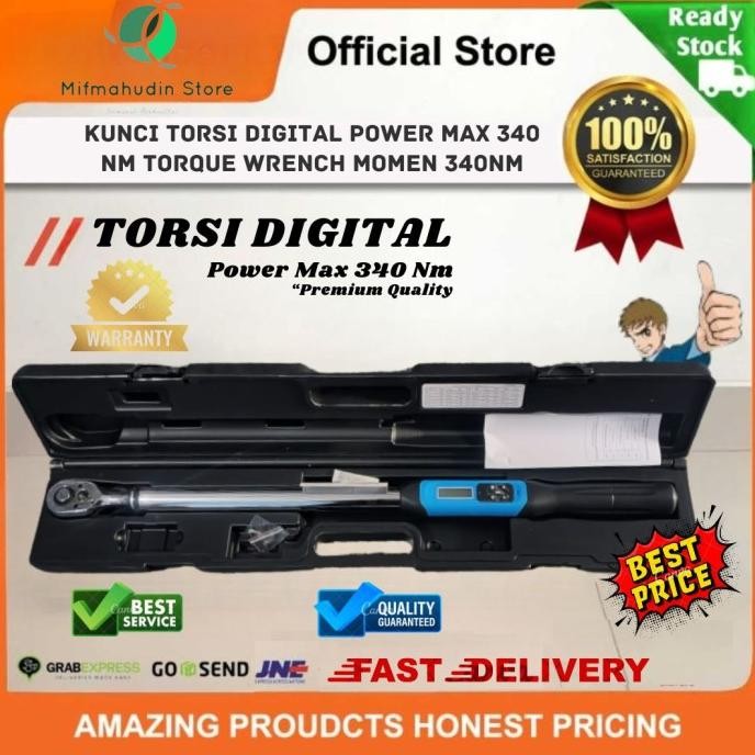 Kunci Torsi Digital 340 NM/Kunci Torque Digital Wrench BERGARANSI
