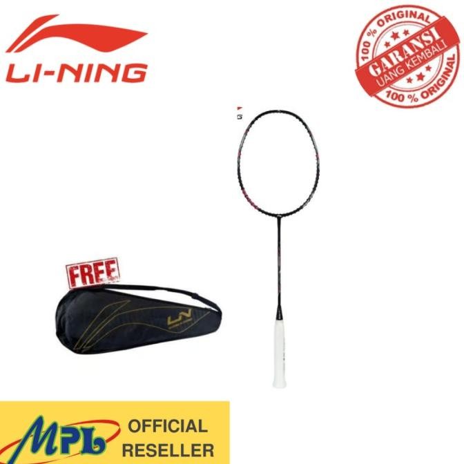 TERMURAH - RACKET BADMINTON LI NING AXFORCE CANNON 4U BLACK/ RAKET BULU TANGKIS LINING AXFORCE CANNO