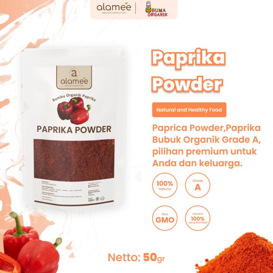 

Papria Bubu Powder Ground Rempah Rimpang Murni Tanpa Campuran Bumbu Organi 50Gr