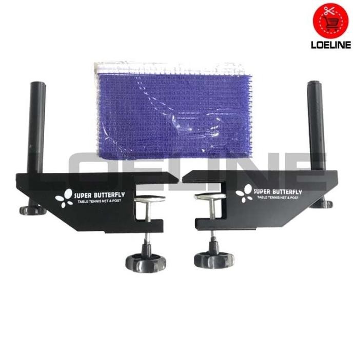 Tiang Net Pingpong Butterfly Super B108 Net Tenis Meja Full Set Murah Original Dan Terpercaya