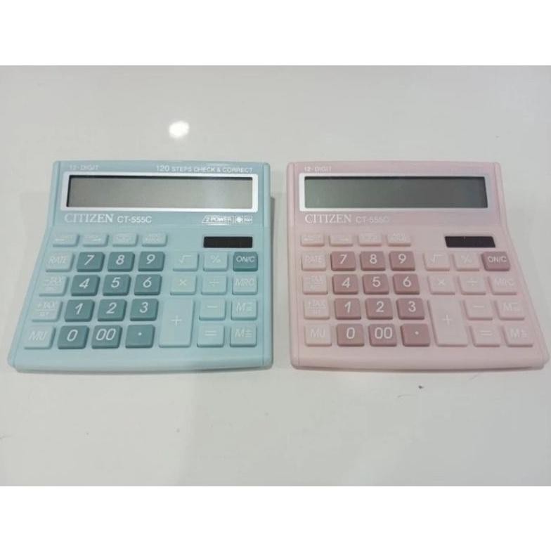 

hjg-7 Kalkulator Citi.Zen CT-555C - Calculator Check & Correct Bisa Cek Ulang CT 555 C Original