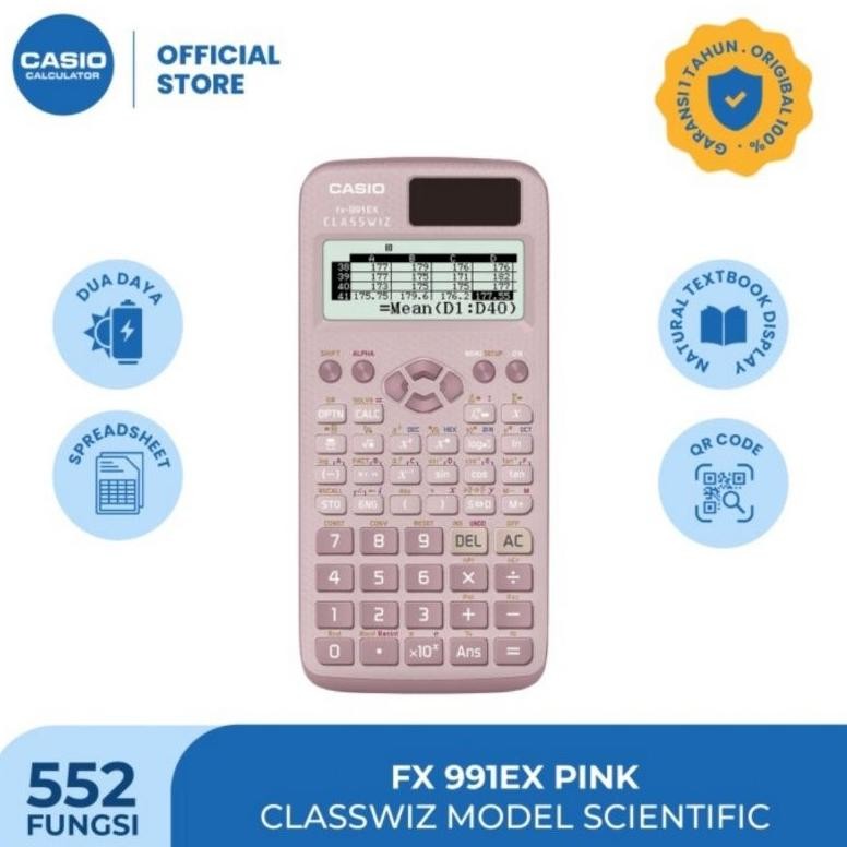 

fg-7 CASIO FX-991 EX ~ Kalkulator Ilmiah/Scientific Calculator 991EX Kuliah Murah