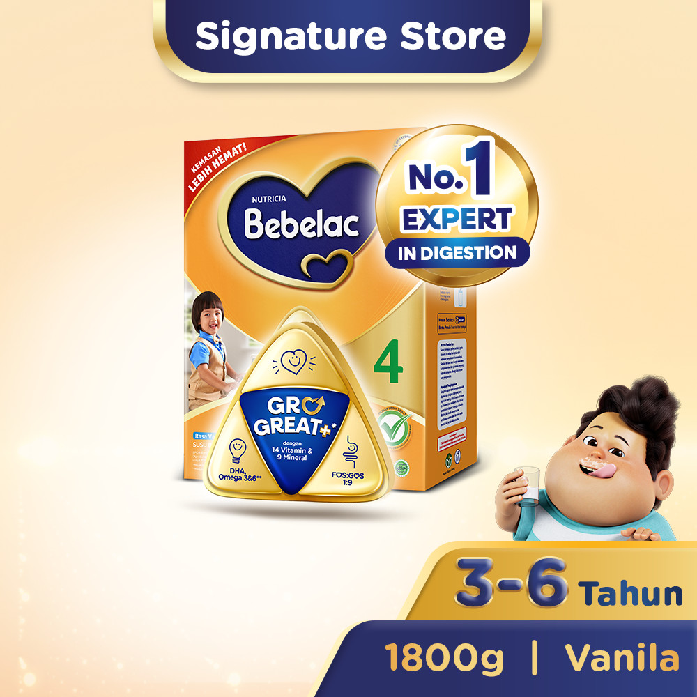 Bebelac 4 Vanila Susu Pertumbuhan Bubuk 1800 gr