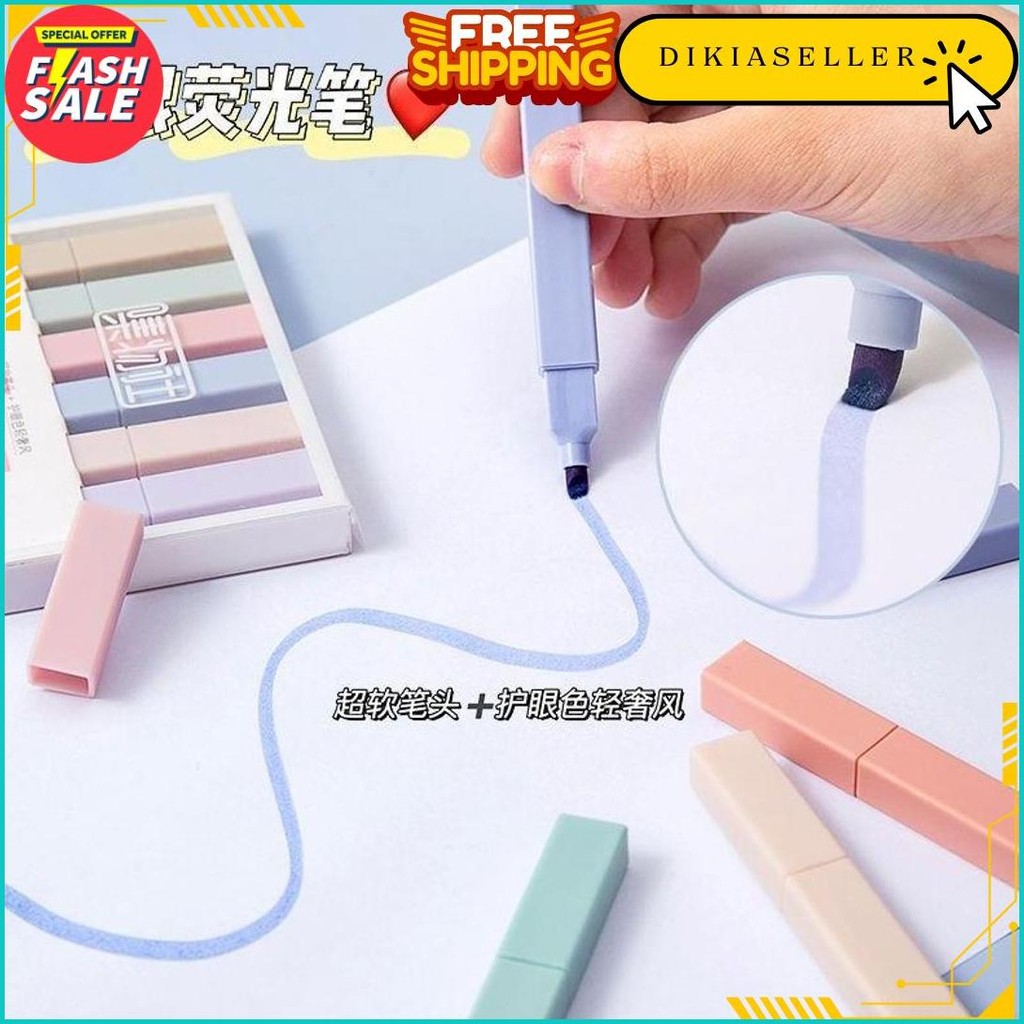 

1 Set 6 Pcs Stabilo Warna Pastel - Highlighter 6 Warna - Stabilo Murah - Stabilo Set - Morandi Seriesa [Thehanscorner] Cod