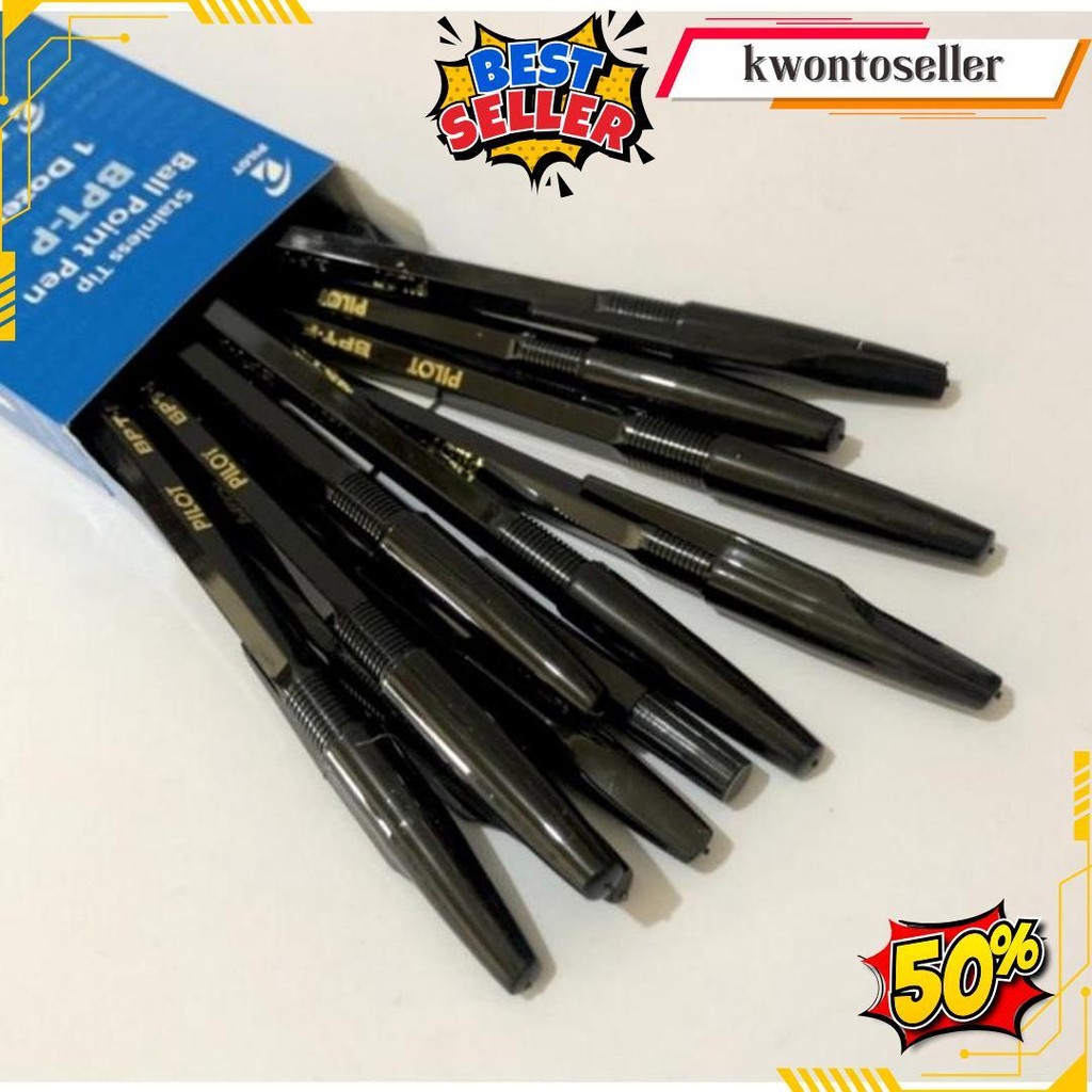 

[12 Pcs] Pulpen Pilot Bpt-P Fine Point Tidak Campur Warna Original Produk