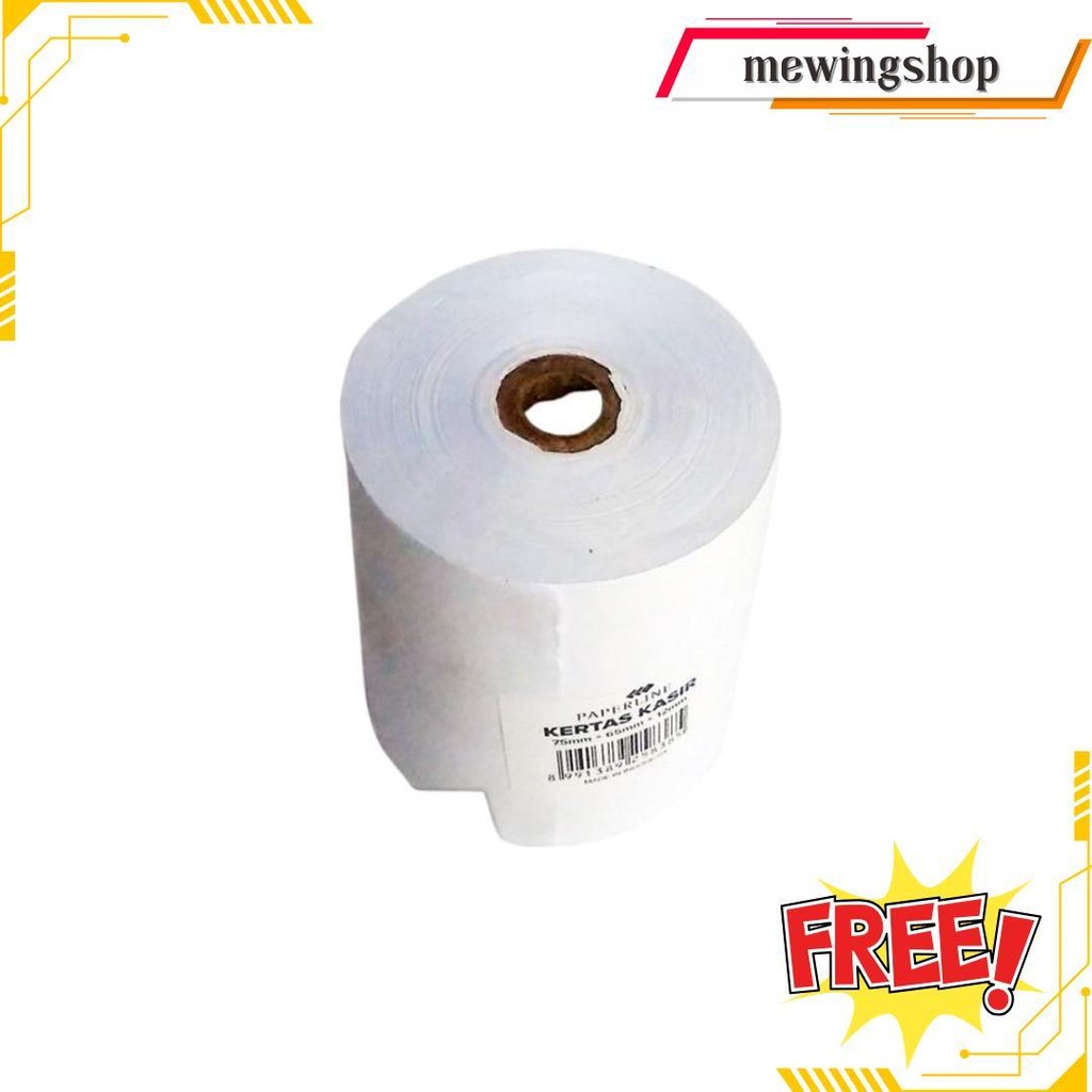

Kertas Struk Kasir / Kas Register 75X65 Paperline 1 Pack ( 10 Roll) Atk Termurah Banget