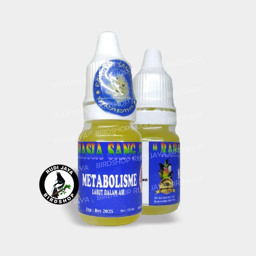 Of14 METABOLIS CAIR CRYSTAL RSJ VITAMIN PENGGACOR BURUNG KENARI KACER MURAI CUCAK HIJAU LOVEBIRD MUR