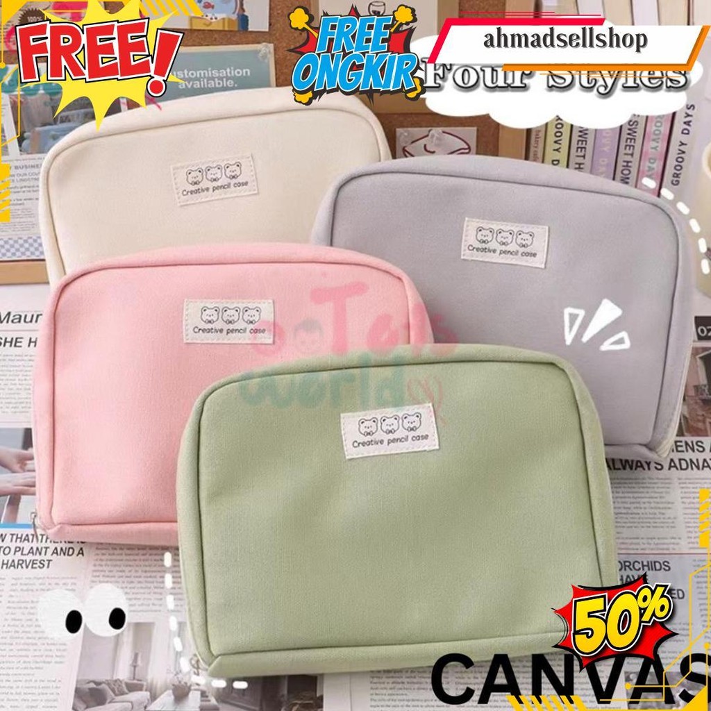 

Tempat Pensil Alat Tulis Kreatif Multifungsi Tas Perlengkapan Kantor Dan Anak Sekolah | Kotak Pensil Perlengkapan Kantor Stationary Bag Bisa Cod