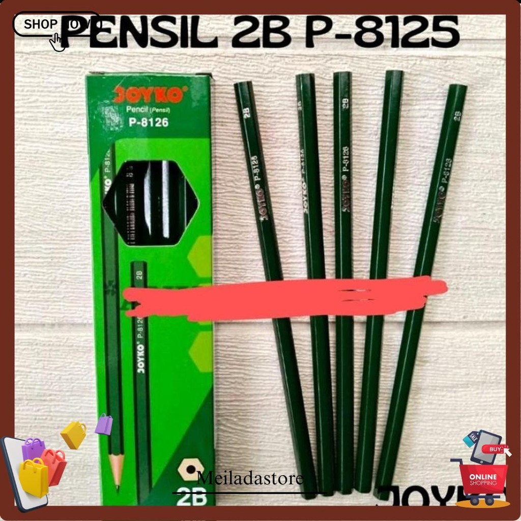 

Pensil Joyko 2 B Isi 12 Pcs Cod