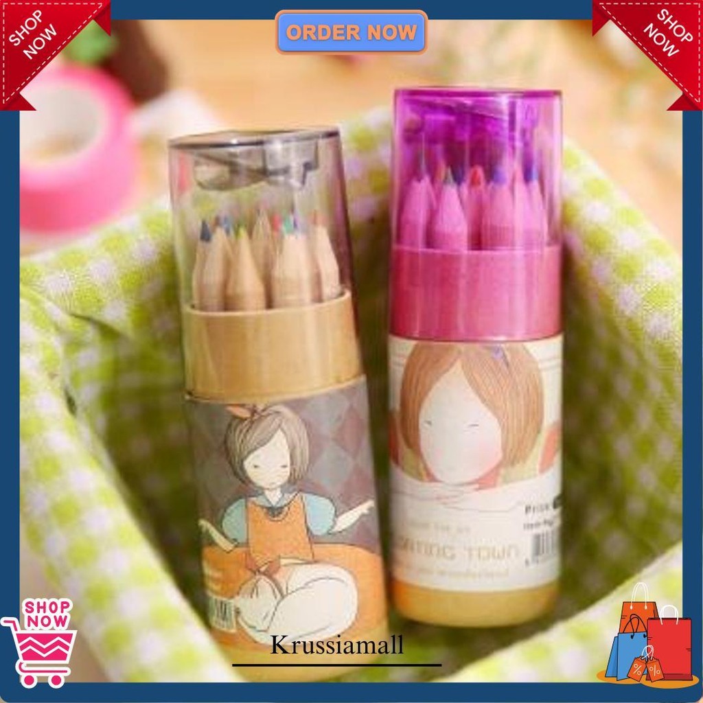 

Pensil Warna Dan Peraut Pensil Warna Set 12 Warna Gratis Ongkir