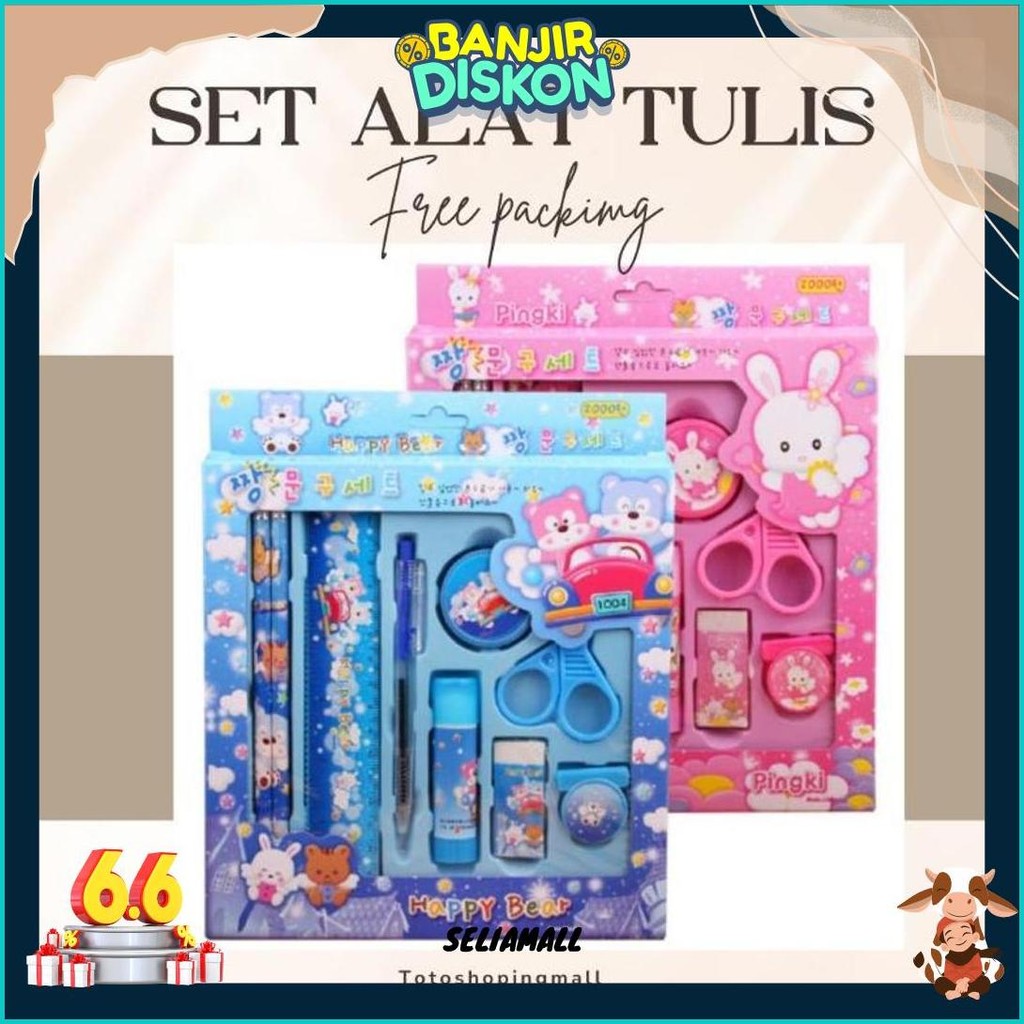 

Set Alat Tulis Anak Karakter / Kado Ulang Tahun Terlaris