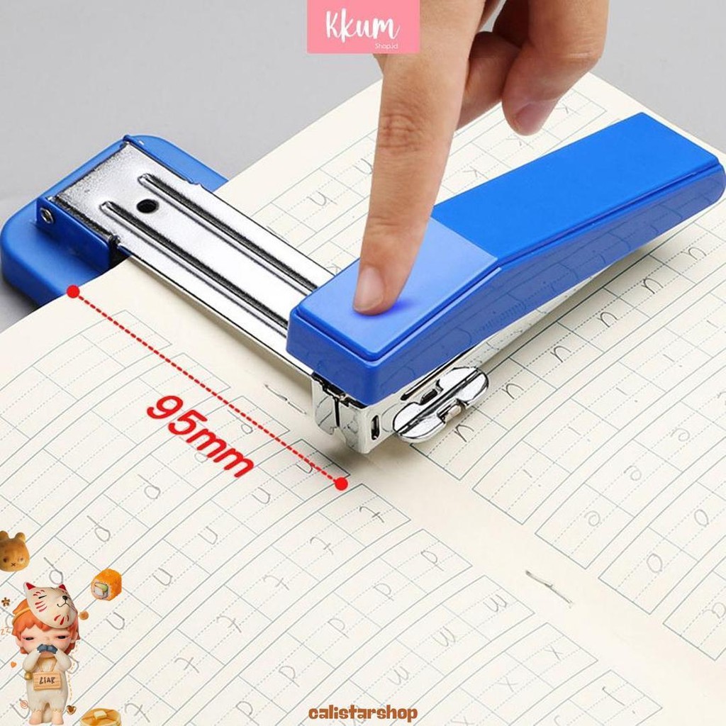 

Triple Stapler Stepler Rotatable/ Staples Meja Putar 3 Arah Besar/ Staples Kantor Murah