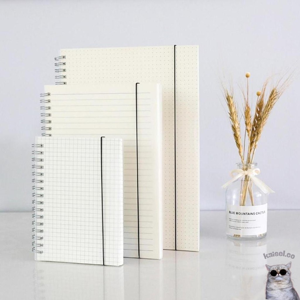 

Day7 Buku Tulis Catatan Notebook Jurnal B5 / A5 / A6 Isi 80 Lembar Cover Transparan (Kertas Grid, Dot, Garis, Dan Kosong) Cod