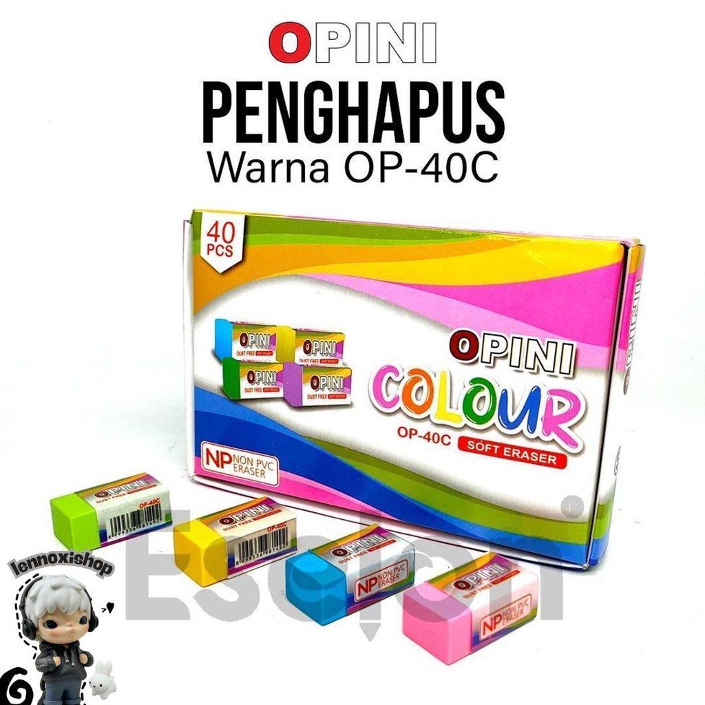 

40Pcs Penghapus Opini / Penghapus / 1Pack Penghapus Opinii Kecil Sale