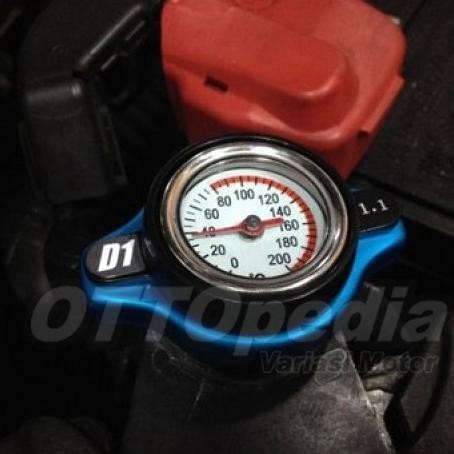 uk-68 Tutup Radiator Jarum Indikator 1.1 Model D1 Cup Radiator Pengukur Suhu Mesin Mobil Motor Unive