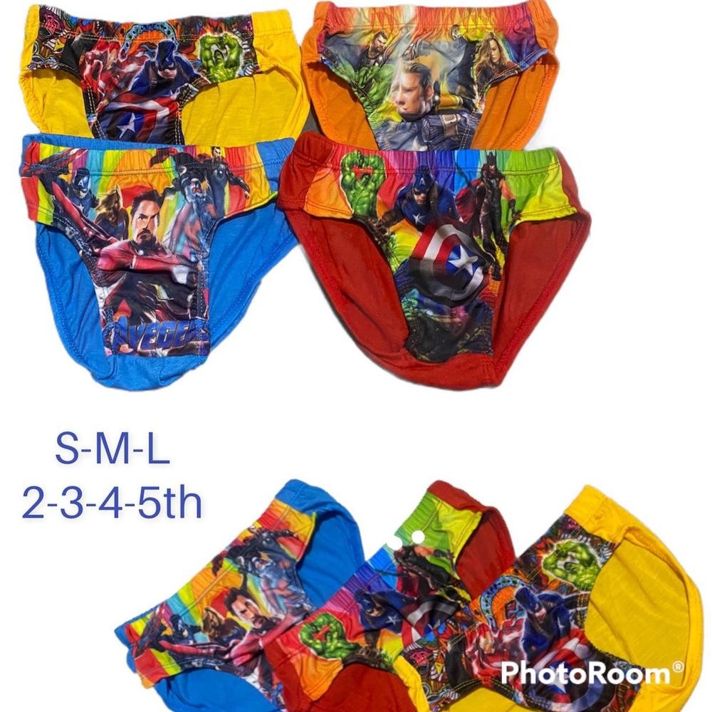 6Pcs Celana Dalam Anak Cowok - Cd Anak Cowok 1-7 Tahun