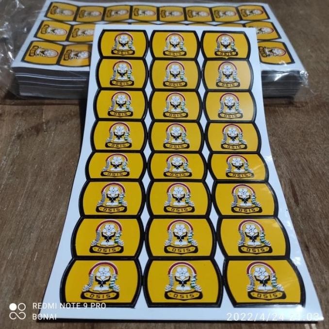 Murah Sticker Kepala Gesper Sekolah / Logo Ikat Pinggang Sekolah Sd Smp Sma