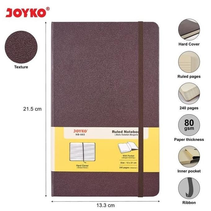 

New!! Buku Tulis/ Note Book A5 Joyko Nb-663