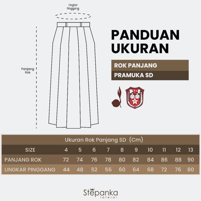 Promo Rok Pramuka Sd / Rok Pramuka Siaga/ Seragam Sekolah / Seragam Sd