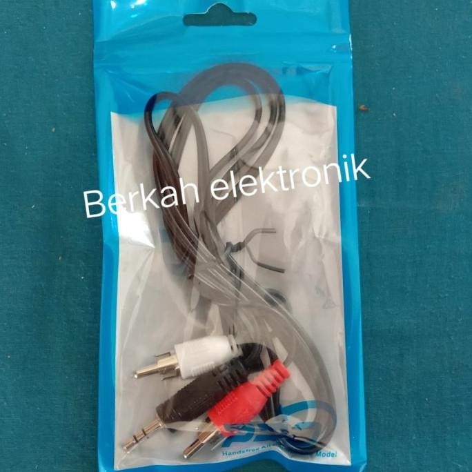 #@#@#@#@] KABEL AUDIO AUX 2 RCA HP ke SPEAKER aktif
